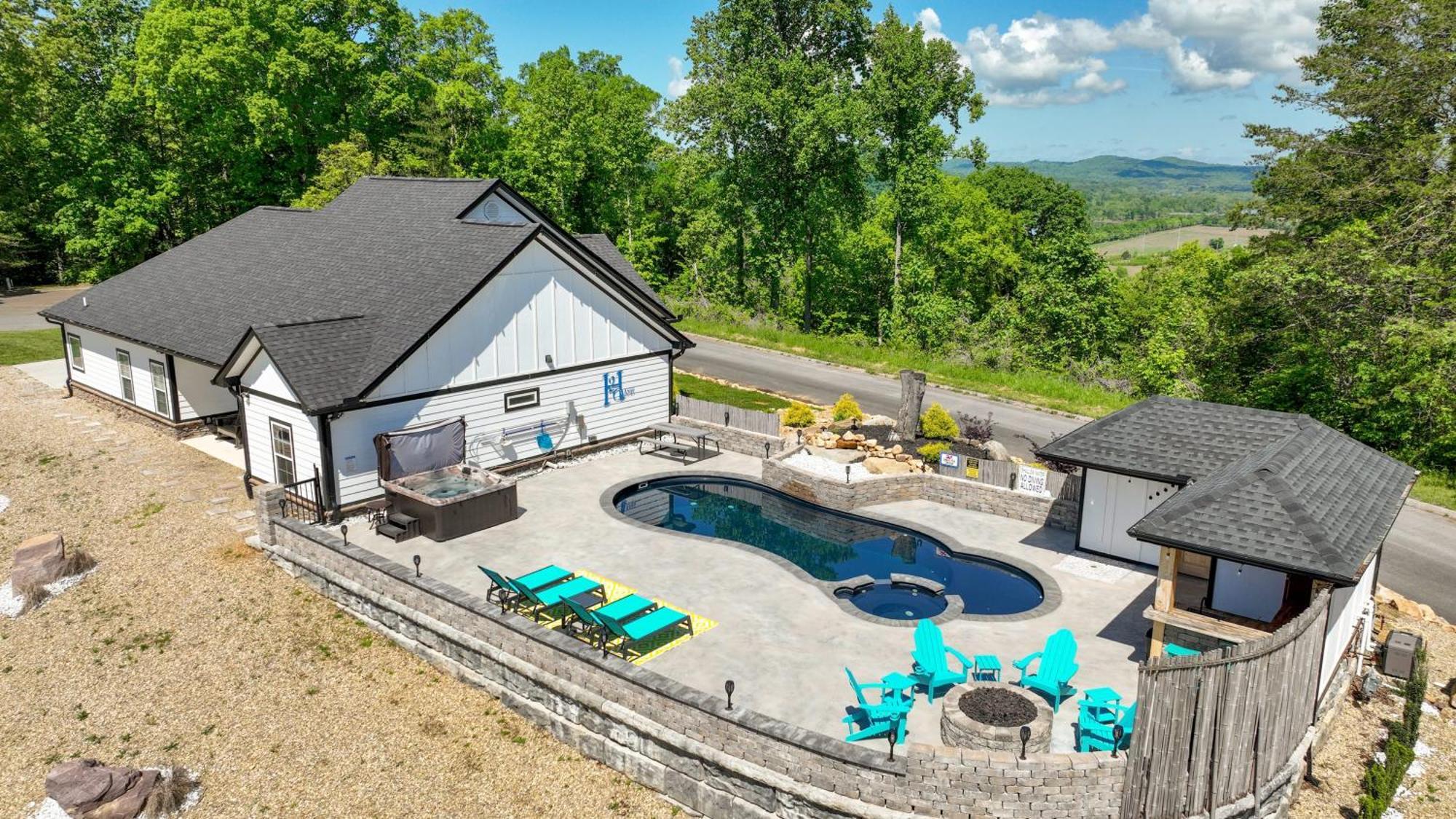 H2Oasis Incredible Pool Retreat With Mountains Views! Villa Sevierville Exterior photo